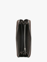 Portefeuille Classic Miniprix Beige grained H1689-vue-porte